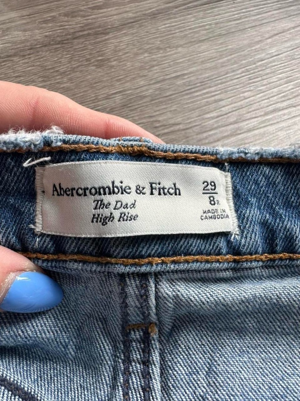 Abercrombie & Fitch "The Dad" High Rise Ripped Jeans - Picture 5 of 6